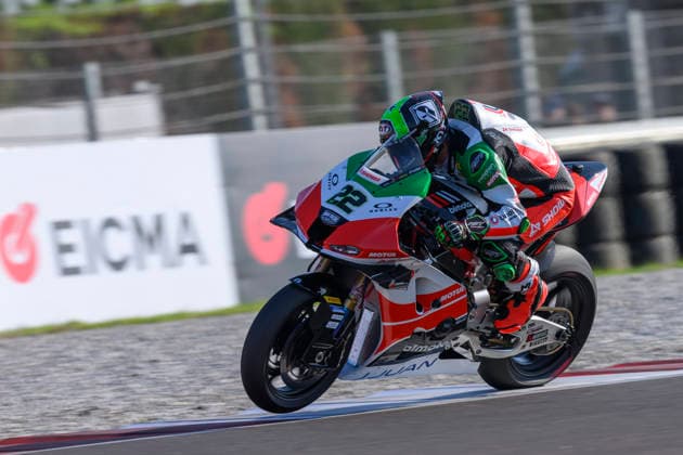 September 26, 2026, Cremona, Italy: Alex LOWES (GBR) riding for bimota by Kawasaki Racing Team on the curb at turn 13 during Free Practice session 3 of the 2026 WorldSBK EICMA ITALIAN ROUND at Cremona Circuit Angelo Bergamonti in Cremona (Italy), 10th round of the 2026 WorldSBK season..Credit: ZUMA Press WorldSBK 2026: EICMA ITALIAN ROUND: Practice  - ZUMAr158 20260926_aap_r158_012 Copyright: xRiccardoxRighettix