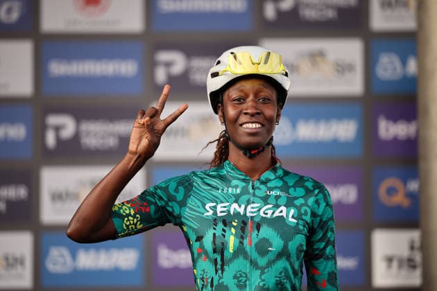 2026 UCI Road World Championships Picture by Alex Whitehead SWpix.com - 26 09 2026 - Cycling - 2026 UCI Road World Championships - MontrÃ al, Canada - Women Elite Road Race - Senegal - Anta Ndiaye (Senegal) MontrÃ al Avenue du Parc Canada Copyright: x xSWpix.comx(t axPhotographyxHubxLtd)xAlexxWhitehead SWpix.comx SWP-3521-3897