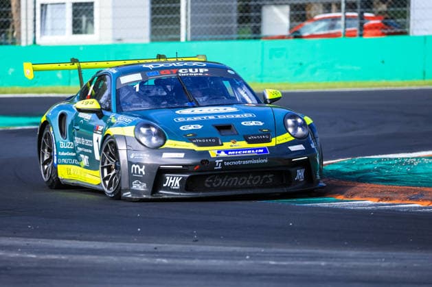 MOTORSPORTS - Motorsports - International GT Open - Qualifying Photo by IPA ABACAPRESS.COM88992652 - INTERNATIONAL GT OPEN 500 - at the Autodromo Nazionale Monza on September 26, 2026, in Monza - Qualifying 1 001 GT OPEN CUP FAEMS Team by Ebimotors - ITA Matteo Luvisi - ITA Pietro Delli Guanti - Porsche 992 GT3 Cup SILVER Monza Italy  Copyright: xIPAxSport ABACAx