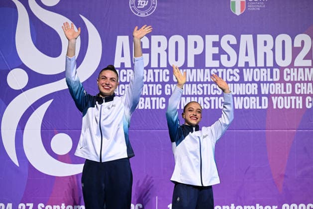 OTHER - Gymnastics - 30th Acrobatic Gymnastics World Championships Photo by IPA ABACAPRESS.COM88993090 - WChSeniorAcro, photographed at the Vitifrigo Arena in Pesaro on September 26, 2026, by FTomasi during the 30th World Acrobatic Gymnastics Championships, Gymnastics in Pesaro, Italy, September 26, 2026 Pesaro Italy  Copyright: xIPAxSport ABACAx
