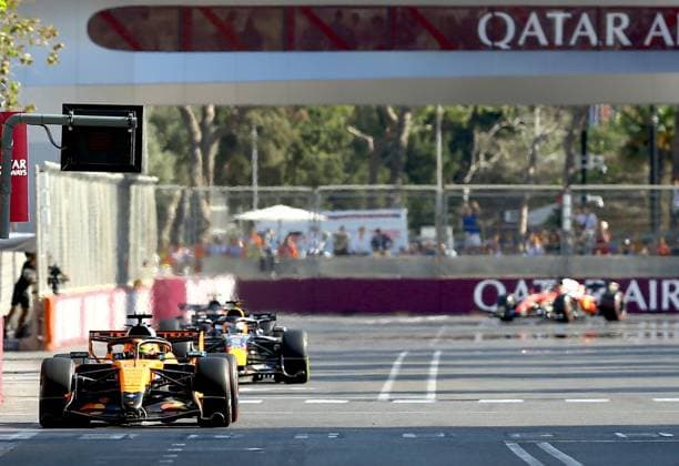 Azerbaijan Grand Prix 2026 BAKU, AZERBAIJAN - SEPTEMBER 26 : A general view from the Azerbaijan Grand Prix, the 15th round of the Formula 1 World Championship, WM, Weltmeisterschaft in Baku, Azerbaijan on September 26, 2026. Resul Rehimov Anadolu Baku Azerbaijan. Editorial use only. Please get in touch for any other usage.  Copyright: x2026xAnadoluxResulxRehimovx