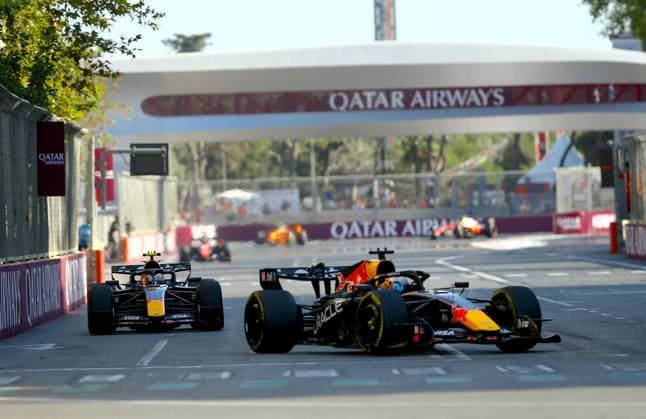 Azerbaijan Grand Prix 2026 BAKU, AZERBAIJAN - SEPTEMBER 26 : A general view from the Azerbaijan Grand Prix, the 15th round of the Formula 1 World Championship, WM, Weltmeisterschaft in Baku, Azerbaijan on September 26, 2026. Resul Rehimov Anadolu Baku Azerbaijan. Editorial use only. Please get in touch for any other usage.  Copyright: x2026xAnadoluxResulxRehimovx