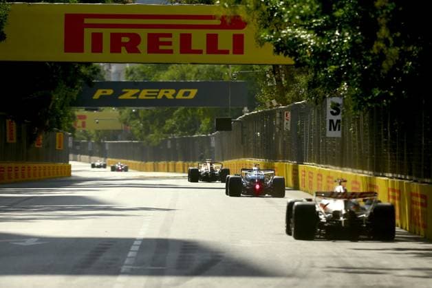 Azerbaijan Grand Prix 2026 BAKU, AZERBAIJAN - SEPTEMBER 26 : A general view from the Azerbaijan Grand Prix, the 15th round of the Formula 1 World Championship, WM, Weltmeisterschaft in Baku, Azerbaijan on September 26, 2026. Resul Rehimov Anadolu Baku Azerbaijan. Editorial use only. Please get in touch for any other usage.  Copyright: x2026xAnadoluxResulxRehimovx