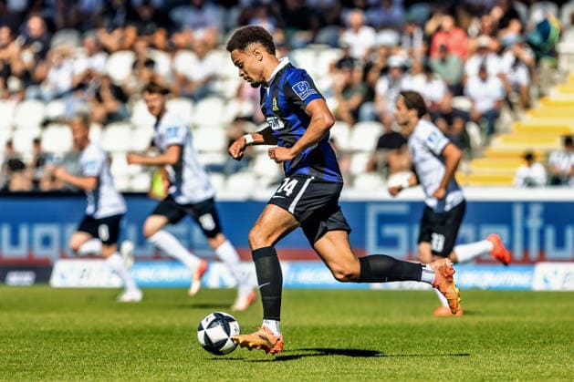 Single-frame cutout: Dario Gebuhr, SV Eintracht Trier; SSV Ulm 1846 vs. SV Eintracht Trier, soccer, Regionalliga Südwest, Matchday 9, Donaustadion Ulm, September 26, 2026, Ulm Copyright: xluccaxfundelx EP_EER