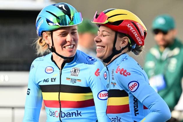 UCI 2026 Road World Championship, WM, Weltmeisterschaft Montreal 26 09 2026 MONTREAL, CANADA - SEPTEMBER 26 : Van De Velde Julie (BEL) and Bossuyt Shari (BEL) during the Women Elite cycling road race of the 2026 UCI Road World Championships 93th edition an UCI World Championships cycling race of 180.1 km with start in Montreal and finish in Montreal on September 26, 2026 in Montreal, Canada, 26 09 2026 Montreal Canada  Copyright: xPeterxDexVoechtx