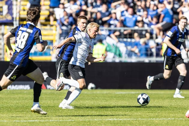 SSV Ulm 1846 Soccer vs. SV Eintracht Trier, Soccer, Regionalliga Southwest, Matchday 9, Donaustadion Ulm, September 26, 2026; Photo by Christopher Waehling, SV Eintracht Trier, 8, Per Lockl SSV Ulm 1846 Soccer, 08 SSV Ulm 1846 Soccer vs. SV Eintracht Trier, Soccer, Regionalliga Southwest, Matchday 9, Donaustadion Ulm, September 26, 2026. Photo by Lucca Fundel, Ulm Donaustadion, Baden-Württemberg, Germany