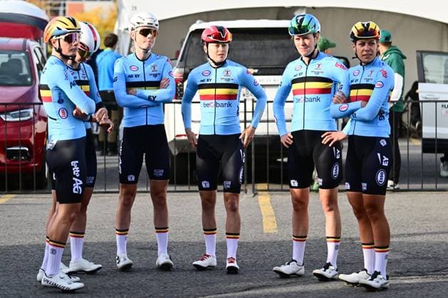 UCI 2026 Road World Championship, WM, Weltmeisterschaft Montreal 26 09 2026 MONTREAL, CANADA - SEPTEMBER 26 : Team Belgium during the Women Elite cycling road race of the 2026 UCI Road World Championships 93th edition an UCI World Championships cycling race of 180.1 km with start in Montreal and finish in Montreal on September 26, 2026 in Montreal, Canada, 26 09 2026 Montreal Canada  Copyright: xPeterxDexVoechtx