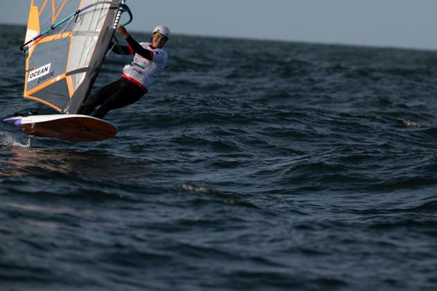 PWA Citroën World Windsurfing Tour Sylt 2026 Day 1 Men’s Slalom Canceled Due to Insufficient Wind Sylt Westerland, September 26, 2026 Kasper Nielsen Men’s Slalom Foil, Denmark, DEN 148 PWA Citroën World Windsurfing Tour Sylt 2026 Day 1 Slalom Men canceled due to insufficient wind on September 26, 2026, off Brandenburger Beach, motorboat on Sylt, Westerland, Germany Copyright: xBEAUTIFULxSPORTS AndreasxDickx