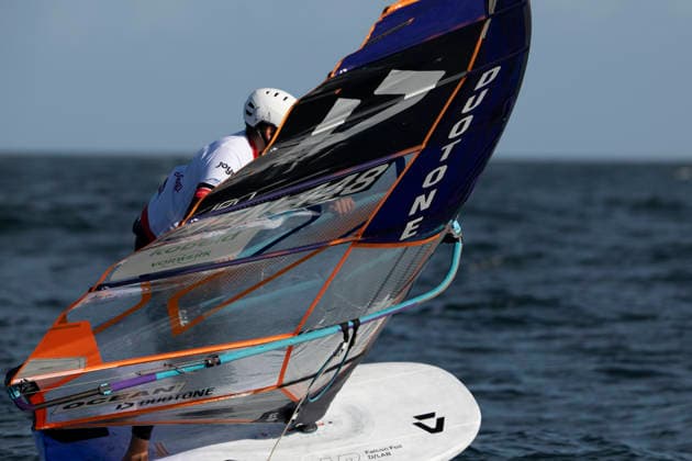 PWA Citroën World Windsurfing Tour Sylt 2026 Day 1 Men’s Slalom Canceled Due to Insufficient Wind Sylt Westerland, September 26, 2026 Kasper Nielsen Men’s Slalom Foil, Denmark, DEN 148 PWA Citroën World Windsurfing Tour Sylt 2026 Day 1 Slalom Men Canceled Due to Insufficient Wind on September 26, 2026, off Brandenburger Beach, Motorboat on Sylt, Westerland, Germany Copyright: xBEAUTIFULxSPORTS AndreasxDickx