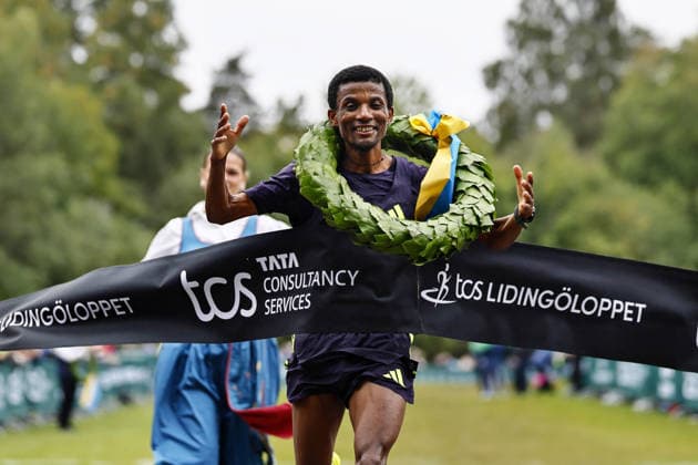 260926 Ebba Tulu Chala Hässelby SK, winner of the Men s 30 km race, September 26, 2026, in Lidingö  Copyright: PETERxHOLGERSSON BB260926PH028