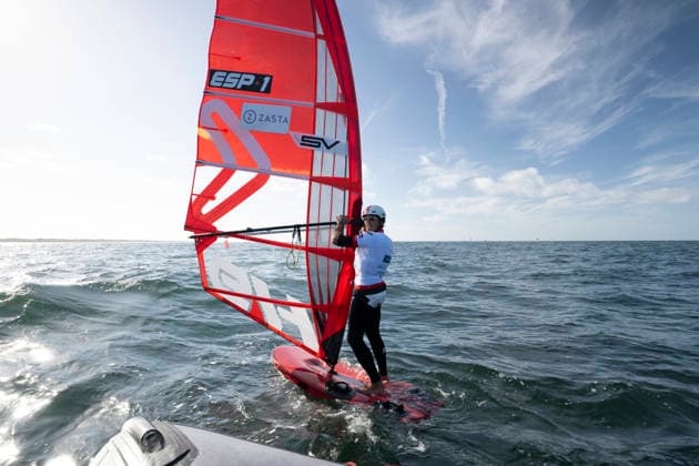 PWA Citroën World Windsurfing Tour Sylt 2026 Day 1 Men’s Slalom Canceled Due to Insufficient Wind Sylt Westerland, September 26, 2026 Nacho Baltasar Summers Men’s Slalom Foil, Spain, ESP 1 PWA Citroën World Windsurfing Tour Sylt 2026 Day 1 Men’s Slalom Canceled Due to Lack of Wind on September 26, 2026, off Brandenburger Beach, motorboat near Sylt, Westerland, Germany Copyright: xBEAUTIFULxSPORTS AndreasxDickx
