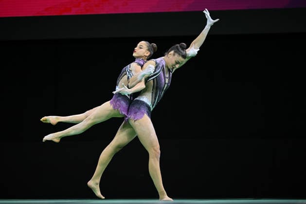 IPA88994851 - Rony COHEN and Shiraz SOKOLOVSKY (ISR) during the 30th World Acrobatic Gymnastics Championships, held in Pesaro, Italy, on September 26, 2026  Copyright: xFilippoxTomasi IPAxSportx xx IPA88994851
