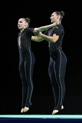 IPA88994854 - ANGERBAUER Daria and OBERNOSTERER Lena (AUT) at the 30th World Acrobatic Gymnastics Championships in Pesaro, Italy, on September 26, 2026  Copyright: xFilippoxTomasi IPAxSportx xx IPA88994854