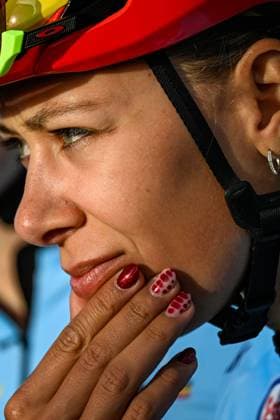 Belgian Shari Bossuyt pictured before the elite women Road Race race (180,4 km) at the cycling World Championship, WM, Weltmeisterschaft in Montreal, Canada, Saturday 26 September 2026. The UCI road world championships are taking place from 20 to 27 September, in Montreal, Canada. JASPERxJACOBS  x187880980x