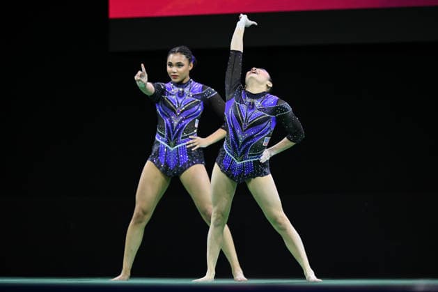 IPA88994857 - NOBLE Willow PADIOS Sydney (USA) at the 30th World Acrobatic Gymnastics Championships, held in Pesaro, Italy, on September 26, 2026  Copyright: xFilippoxTomasi IPAxSportx xx IPA88994857