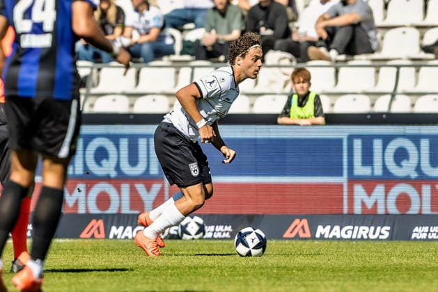 Leander Nicolas Popp, SSV Ulm 1846 Soccer, 33; SSV Ulm 1846 Soccer vs. SV Eintracht Trier, Soccer, Regionalliga Southwest, Matchday 9, Donaustadion Ulm, September 26, 2026, Ulm Copyright: xluccaxfundelx EP_EER