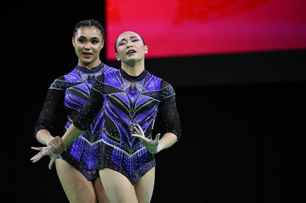 OTHER - Gymnastics - 30th Acrobatic Gymnastics World Championships Photo by IPA ABACAPRESS.COM88994858 - NOBLE Willow PADIOS Sydney (USA) at the 30th World Acrobatic Gymnastics Championships, Gymnastics in Pesaro, Italy, September 26, 2026 Pesaro Italy  Copyright: xIPAxSport ABACAx