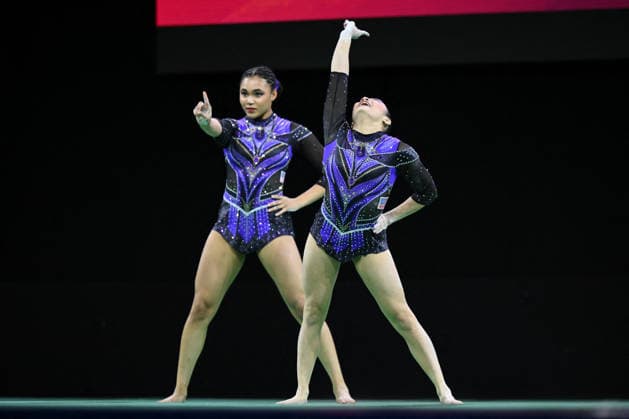 OTHER - Gymnastics - 30th Acrobatic Gymnastics World Championships Photo by IPA ABACAPRESS.COM88994857 - NOBLE Willow PADIOS Sydney (USA) at the 30th World Acrobatic Gymnastics Championships, held in Pesaro, Italy, on September 26, 2026 Pesaro Italy  Copyright: xIPAxSport ABACAx