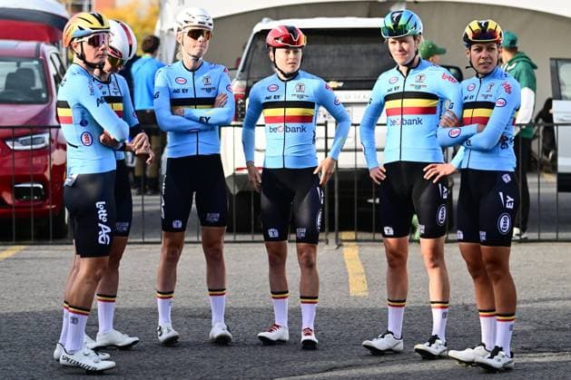 UCI 2026 Road World Championship, WM, Weltmeisterschaft Montreal 26 09 2026 MONTREAL, CANADA - SEPTEMBER 26 : Team Belgium during the Women Elite cycling road race of the 2026 UCI Road World Championships 93th edition an UCI World Championships cycling race of 180.1 km with start in Montreal and finish in Montreal on September 26, 2026 in Montreal, Canada, 26 09 2026 Montreal Canada  Copyright: xPeterxDexVoechtx
