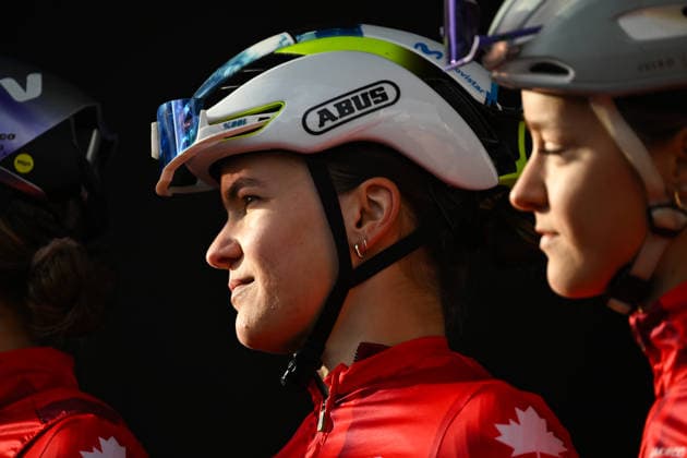 2026 UCI Road World Championships Picture by Zac Williams SWpix.com - 26 09 2026 - Cycling - 2026 UCI Road World Championships - MontrÃ al, Canada - Women Elite Road Race - Canada Copyright: x xSWpix.comx(t axPhotographyxHubxLtd)xZacxWilliams SWpix.comx SWP-3521-3953
