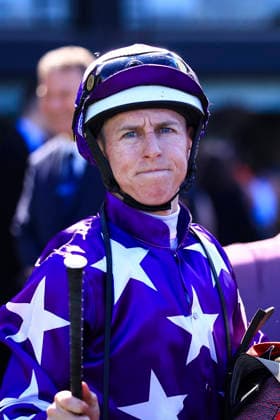 26th September 2026; Rosehill Gardens Racecourse, Sydney, Australia; Yulong Golden Rose Day Horse Racing; Toyota Forklifts Handicap, Pinhole, trained by Chris Waller, Jockey Damian Mitchell Lane acknowledges winning the race KevinxManning
