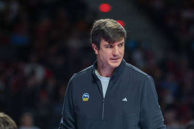 Pedro Calles, Alba Berlin, Head Coach, GER, FC Bayern Basketball vs. Alba Berlin, Basketball, easycredit Basketball Bundesliga, Matchday 23, 2026–2027 Season, September 26, 2026, GER, FC Bayern Basketball vs. Alba Berlin, Basketball, easycredit Basketball Bundesliga, Matchday 23, 2026–2027 Season, September 26, 2026, Munich Copyright: xEibner-Pressefoto JennixMaulx EP_JML
