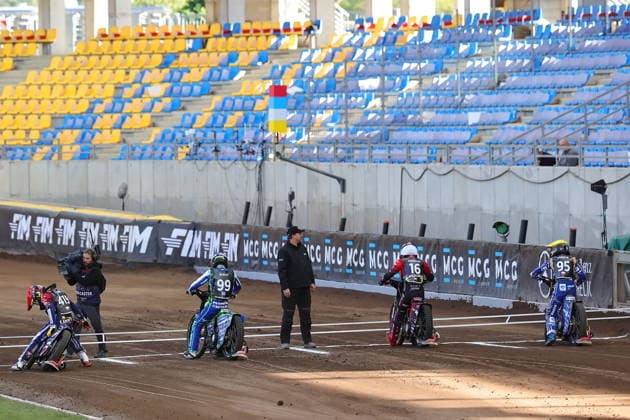 26.09.2026 TORUN (POLSKA), STADION MOTOARENA IM. MARIANA ROSE; ZUZEL, INDYWIDUALNE MISTRZOSTWA SWIATA - RUNDA 10 FINALOWA (FIM SPEEDWAY GRAND PRIX World Championship, WM, Weltmeisterschaft 2026 - ROUND 10 FINAL) DEWALT FIM SPEEDWAY GP OF POLAND - TORUN - TRENING KWALIFIKACJE (QUALIFYING, PRACTICE) NZ BIEG SPRINTERSKI - KUBERA, BEWLEY, PAWELCZAK I ZMARZLIK FOTO PAWEL WILCZYNSKI CYFRASPORT NEWSPIX.PL --- newspix.pl 