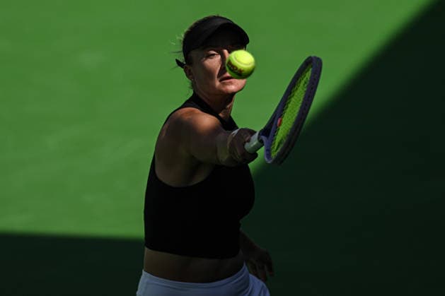 Ankara Open WTA, Tennis Damen 125 Tennis Tournament ANKARA, TURKIYE - SEPTEMBER 26: Polish Weronika Falkowska (not seen) and American Alana Smith (not seen) compete against Slovenian Dalila Jakupovic and Swiss Naima Karamoko (not seen) during the doubles final of the Turk Telekom Ankara Open WTA 125 tennis tournament hosted by Topspin Tennis Academy Bilkent in Ankara, Turkiye, on September 26, 2026. Harun Ozalp Anadolu Ankara Turkey. Editorial use only. Please get in touch for any other usage.  Copyright: x2026xAnadoluxHarunxOzalpx