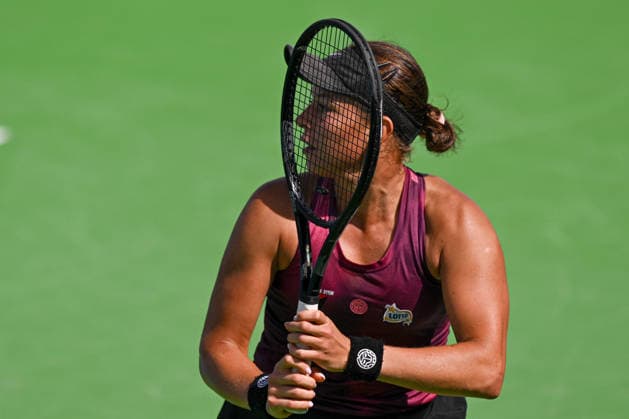 Ankara Open WTA, Tennis Damen 125 Tennis Tournament ANKARA, TURKIYE - SEPTEMBER 26: Polish Weronika Falkowska and American Alana Smith (not seen) compete against Slovenian Dalila Jakupovic (not seen) and Swiss Naima Karamoko (not seen) during the doubles final of the Turk Telekom Ankara Open WTA 125 tennis tournament hosted by Topspin Tennis Academy Bilkent in Ankara, Turkiye, on September 26, 2026. Harun Ozalp Anadolu Ankara Turkey. Editorial use only. Please get in touch for any other usage.  Copyright: x2026xAnadoluxHarunxOzalpx