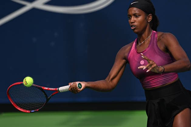 Ankara Open WTA, Tennis Damen 125 Tennis Tournament ANKARA, TURKIYE - SEPTEMBER 26: Polish Weronika Falkowska (not seen) and American Alana Smith compete against Slovenian Dalila Jakupovic (not seen) and Swiss Naima Karamoko (not seen) during the doubles final of the Turk Telekom Ankara Open WTA 125 tennis tournament hosted by Topspin Tennis Academy Bilkent in Ankara, Turkiye, on September 26, 2026. Harun Ozalp Anadolu Ankara Turkey. Editorial use only. Please get in touch for any other usage.  Copyright: x2026xAnadoluxHarunxOzalpx