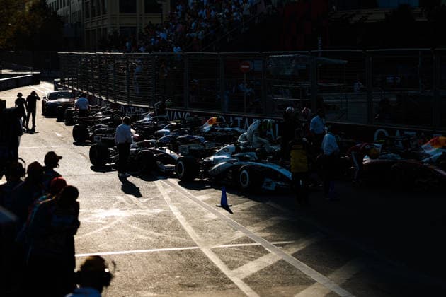 F1 - AZERBAIJAIN GRAND PRIX 2026 All cars In Parc ferme during the 2026 Formula 1 Azerbaijan Grand Prix, 15th round of the 2026 Formula One World Championship, WM, Weltmeisterschaft from September 24 to 26, 2026 on the Baku City Circuit, in Baku, Azerbaijan - BakuAzerbaijan  Copyright: xEricxAlonsox