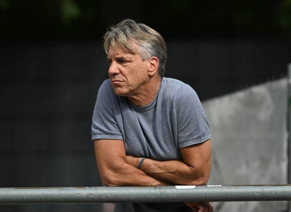 September 26, 2026, xophax, soccer, Regionalliga West, Matchday 26, Franz Kremer Stadium: 1. FC Köln vs. VFB 03 Hilden. Among the spectators: Horst Steffen, Cologne