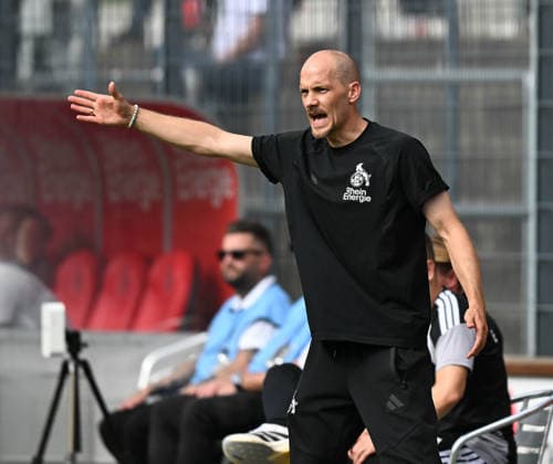 September 26, 2026, xophax, Soccer, Regionalliga West, September 26–27, Franz Kremer Stadium, 1. FC Köln vs. VFB 03 Hilden, Coach Manuel Hartmann, 1. FC Köln, Cologne