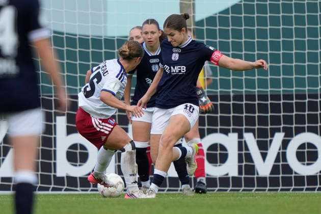 September 26, 2026, Hänsch Arena, Meppen, GER, Women s Soccer, DFB Cup: SV Meppen vs. Hamburger SV, Anouk Blaschka, SV Meppen 10. DFL regulations prohibit any use of photographs as image sequences and or quasi-video. Meppen, Lower Saxony, Hänsch Arena