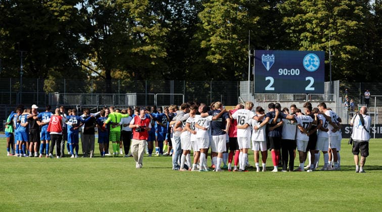 September 26, 2026, Germany, Heilbronn: SGV Heilbronn Freiberg vs. SV Stuttgarter Kickers; both teams are tied at 2-2