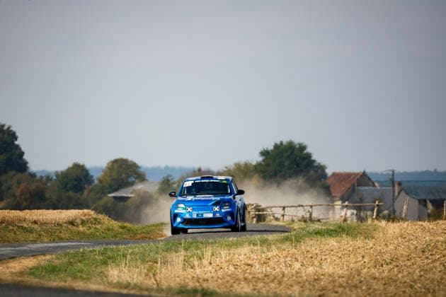 AUTO - RALLYE COEUR DE FRANCE 2026 E1 RABILLOUD Melvin, MAHINC Enzo, Alpine A290, action during the Rallye Coeur de France 2026, 7th round of the Championnat de France des Rallyes 2025, from September 26 to 27, 2026 in VendÃ me, France -  Copyright: xGREGORYxLENORMANDx