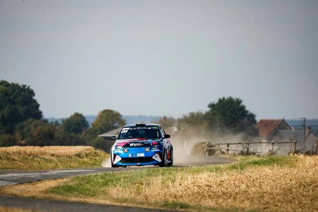 AUTO - RALLYE COEUR DE FRANCE 2026 E3 RIDEL Denis, DEBEC GaÃ«tan, Alpine A290, action during the Rallye Coeur de France 2026, 7th round of the Championnat de France des Rallyes 2025, from September 26 to 27, 2026 in VendÃ me, France -  Copyright: xGREGORYxLENORMANDx