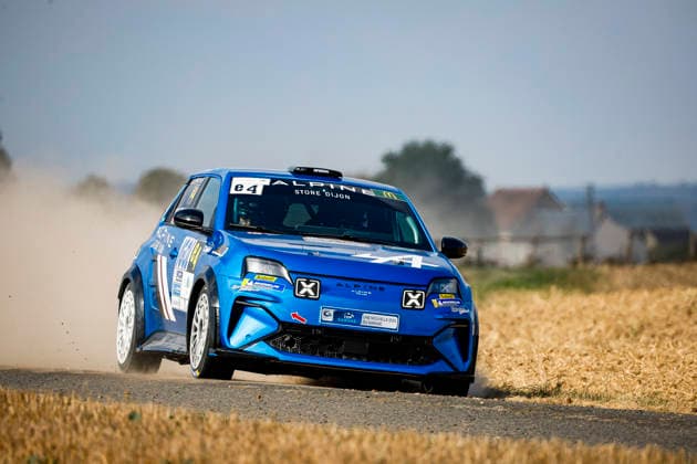 AUTO - RALLYE COEUR DE FRANCE 2026 E4 LUCOTTE Enzo, BRETON Anne-Laurence, Alpine A290, action during the Rallye Coeur de France 2026, 7th round of the Championnat de France des Rallyes 2025, from September 26 to 27, 2026 in VendÃ me, France -  Copyright: xGREGORYxLENORMANDx