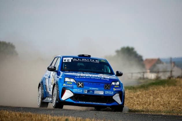 AUTO - RALLYE COEUR DE FRANCE 2026 E6 JANVIER Philippe, DERORY Julie, Alpine A290, action during the Rallye Coeur de France 2026, 7th round of the Championnat de France des Rallyes 2025, from September 26 to 27, 2026 in VendÃ me, France -  Copyright: xGREGORYxLENORMANDx