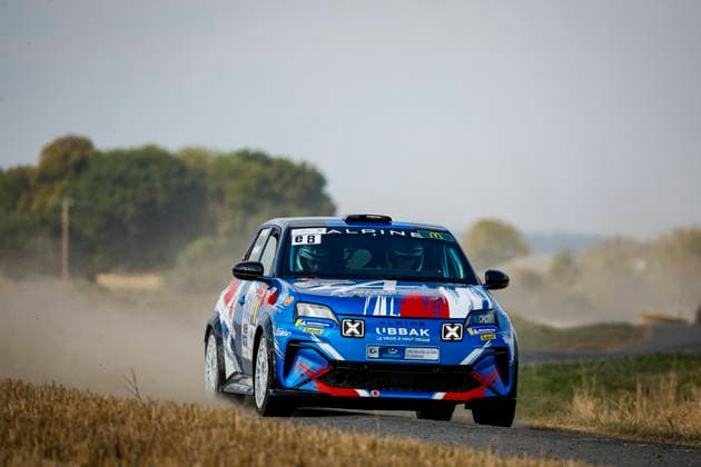 AUTO - RALLYE COEUR DE FRANCE 2026 E8 MOUQUET Benoit, HERMANT Pierre, Alpine A290, action during the Rallye Coeur de France 2026, 7th round of the Championnat de France des Rallyes 2025, from September 26 to 27, 2026 in VendÃ me, France -  Copyright: xGREGORYxLENORMANDx