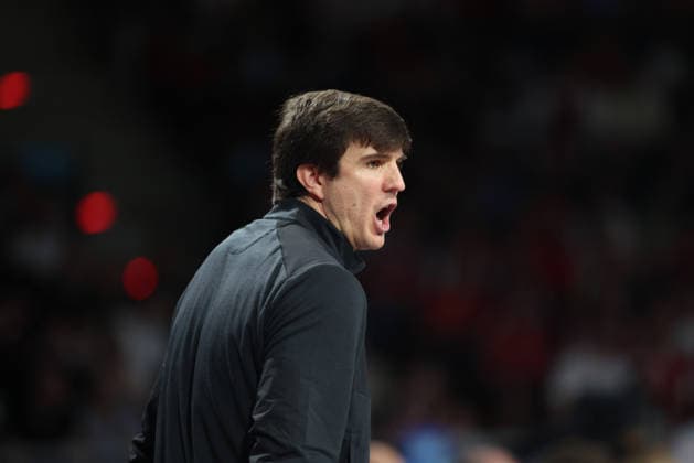 Pedro Calles, Alba Berlin, Head Coach, GER, FC Bayern Basketball vs. Alba Berlin, Basketball, easycredit Basketball Bundesliga, Matchday 23, 2026–2027 Season, September 26, 2026, GER, FC Bayern Basketball vs. Alba Berlin, Basketball, easycredit Basketball Bundesliga, Matchday 23, 2026–2027 Season, September 26, 2026, Munich Copyright: xEibner-Pressefoto JennixMaulx EP_JML