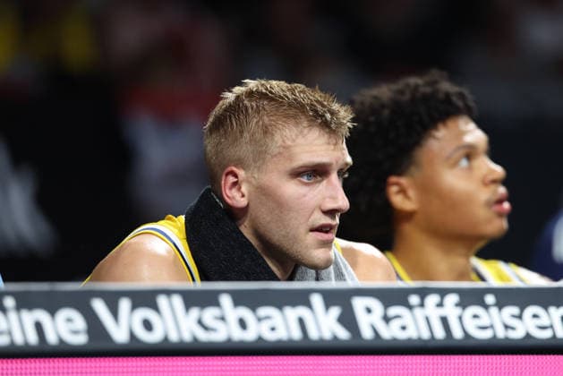 Sam Griesel, Alba Berlin, No. 5 on the bench, GER, FC Bayern Basketball vs. Alba Berlin, Basketball, easycredit Basketball Bundesliga, Matchday 23, 2026–2027 Season, September 26, 2026, GER, FC Bayern Basketball vs. Alba Berlin, Basketball, easycredit Basketball Bundesliga, Matchday 23, 2026–2027 season, September 26, 2026, Munich Copyright: xEibner-Pressefoto JennixMaulx EP_JML