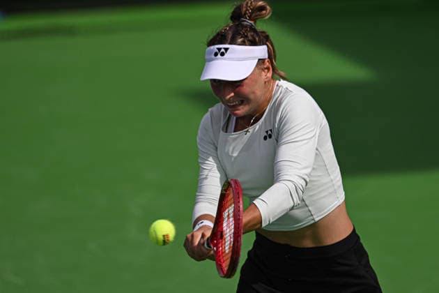 Ankara Open WTA, Tennis Damen 125 Tennis Tournament ANKARA, TURKIYE - SEPTEMBER 26: Teodora Kostovic of Serbia competes against Polina Iatcenko (not seen) of Russia during the singles semifinal of the Turk Telekom Ankara Open WTA 125 tennis tournament hosted by Topspin Tennis Academy Bilkent in Ankara, Turkiye, on September 26, 2026. Harun Ozalp Anadolu Ankara Turkey. Editorial use only. Please get in touch for any other usage.  Copyright: x2026xAnadoluxHarunxOzalpx