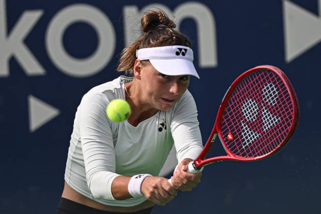 Ankara Open WTA, Tennis Damen 125 Tennis Tournament ANKARA, TURKIYE - SEPTEMBER 26: Teodora Kostovic of Serbia competes against Polina Iatcenko (not seen) of Russia during the singles semifinal of the Turk Telekom Ankara Open WTA 125 tennis tournament hosted by Topspin Tennis Academy Bilkent in Ankara, Turkiye, on September 26, 2026. Harun Ozalp Anadolu Ankara Turkey. Editorial use only. Please get in touch for any other usage.  Copyright: x2026xAnadoluxHarunxOzalpx