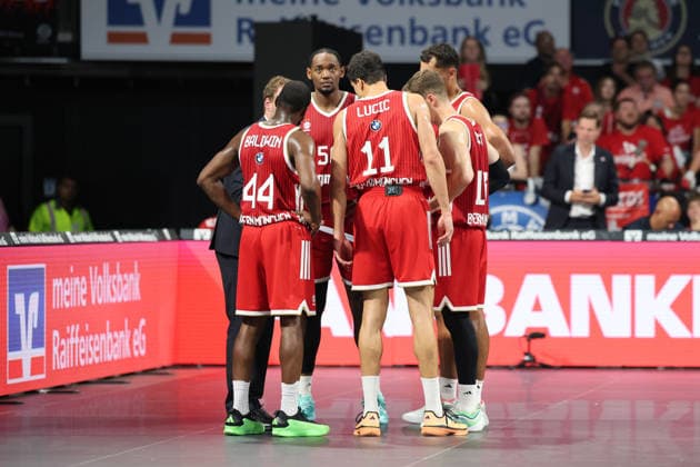 FC Bayern Basketball Roster, GER, FC Bayern Basketball vs. Alba Berlin, Basketball, easycredit Basketball Bundesliga, Matchday 23, 2026–2027 Season, September 26, 2026, GER, FC Bayern Basketball vs. Alba Berlin, Basketball, easycredit Basketball Bundesliga, Matchday 23, 2026–2027 Season, September 26, 2026, Munich Copyright: xEibner-Pressefoto JennixMaulx EP_JML