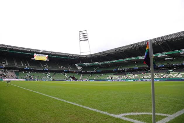 September 26, 2026, Soccer, FBL Men, Friendly Match, 100 Years of Weserstadion, Werder Legends 2026 Showdown, Werder Legends vs. Real Madrid Leyendas Feature: Impressions of Weserstadion with floodlight tower Photo: nordphoto GmbH Tauchnitz, Bremen, Weserstadion, Bremen, Germany Copyright: xnordphotoxGmbHx xTauchnitzx