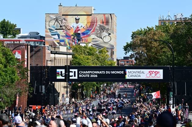 UCI 2026 Road World Championship, WM, Weltmeisterschaft Montreal 26 09 2026 MONTREAL, CANADA - SEPTEMBER 26 : General view the Women Elite cycling road race of the 2026 UCI Road World Championships 93th edition an UCI World Championships cycling race of 180.1 km with start in Montreal and finish in Montreal on September 26, 2026 in Montreal, Canada, 26 09 2026 Montreal Canada  Copyright: xPeterxDexVoechtx