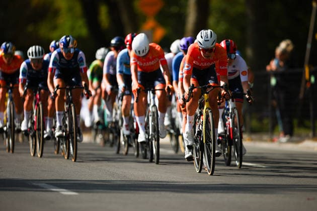 2026 UCI Road World Championships Picture by Vaughn Ridley SWpix.com - 26 09 2026 - Cycling - 2026 UCI Road World Championships - MontrÃ al, Canada - Women Elite Road Race - Netherlands Copyright: x xSWpix.comx(t axPhotographyxHubxLtd)xVaughnxRidley SWpix.comx SWP-3521-4018