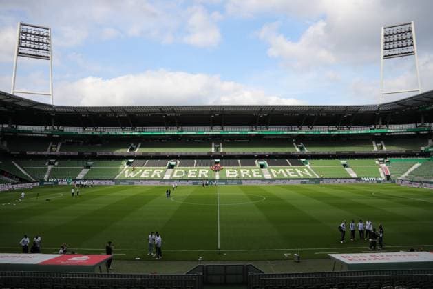 September 26, 2026, Soccer, FBL Men, Friendly Match, 100 Years of Weserstadion, Werder Legends 2026 Showdown, Werder Legends vs. Real Madrid Leyendas Feature: Impressions of Weserstadion with floodlight towers Photo: nordphoto GmbH Tauchnitz, Bremen, Weserstadion, Bremen, Germany Copyright: xnordphotoxGmbHx xTauchnitzx