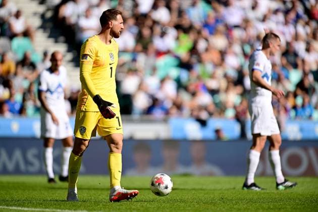 Jan Oblak of Slovenia Slovenia v Scotland, UEFA Nations League, Football, Stadion Stozice, Ljubljana, Slovenia - 26 Sep 2026Ljubljana Stadion Stozice Australia  Copyright: xNikolaxKrstic Shutterstockx 17170707ar
